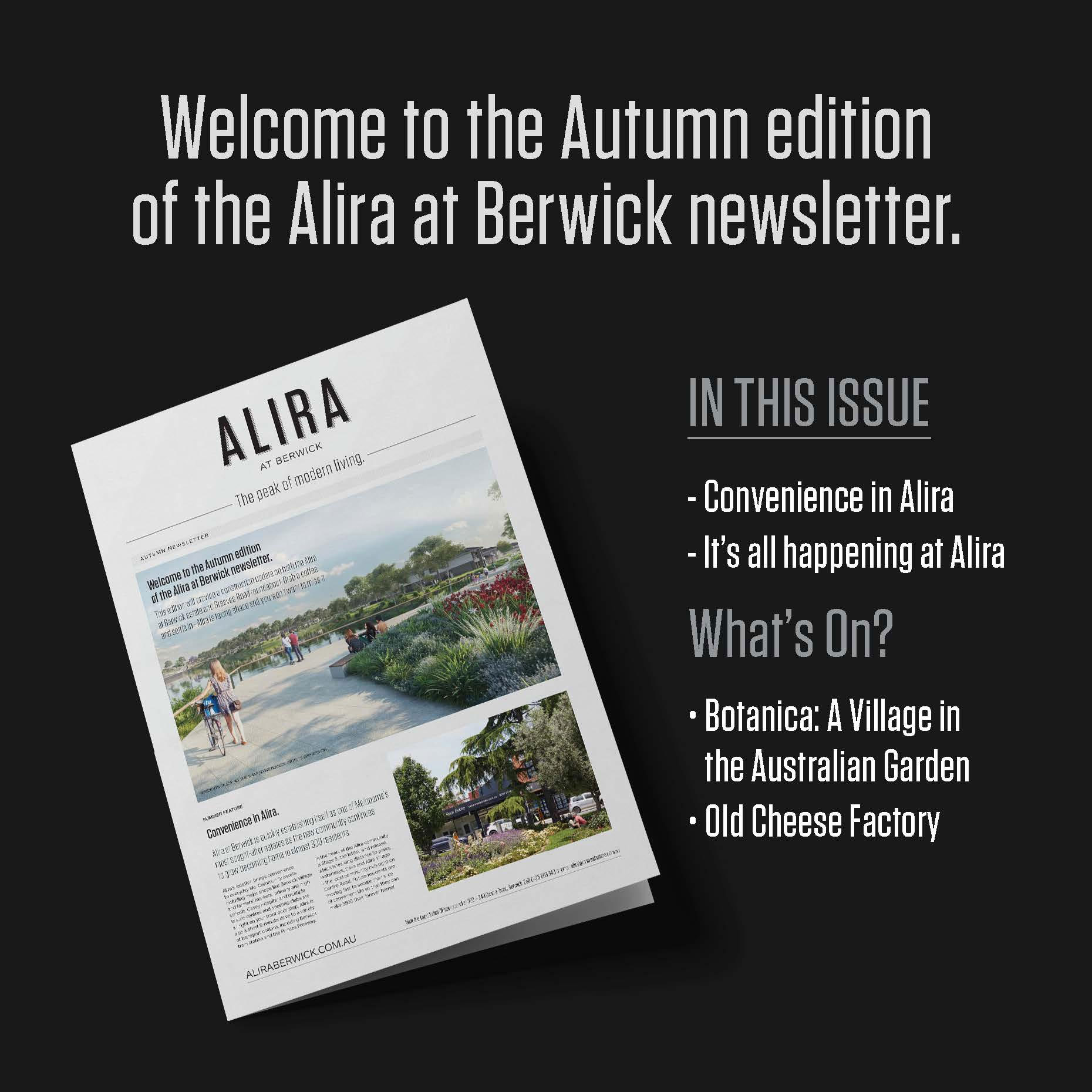 Autumn Newsletter.